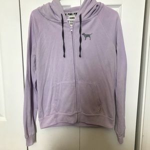 VS Pink zip up hoodie